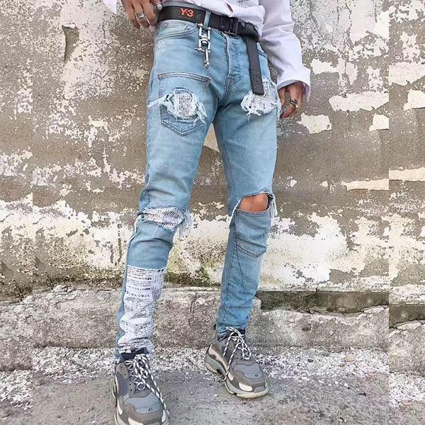 Amiri plain ribbed design crested Pocket jeans Trouser - Obeezi.com