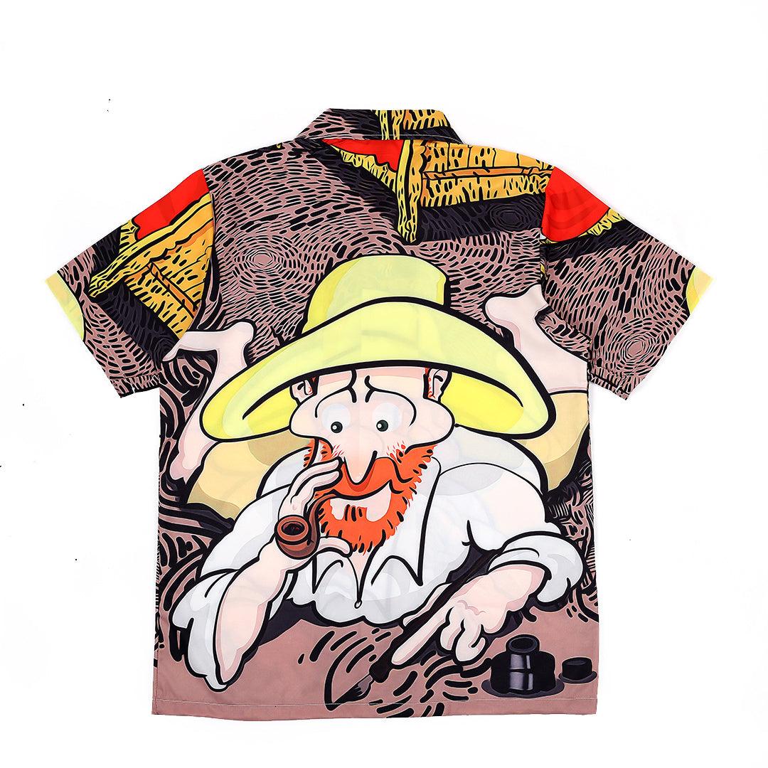 Animated Designed Classic Aloha Multi-Coloured Shirt - Obeezi.com