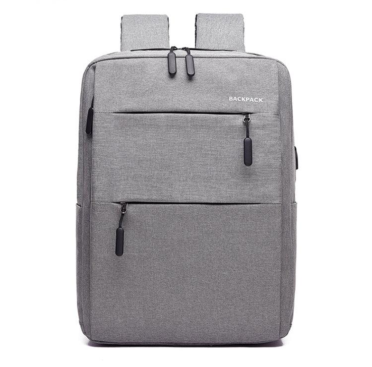 Anti-Theft Quick Response Backpack Bags With Usb Port -Grey - Obeezi.com