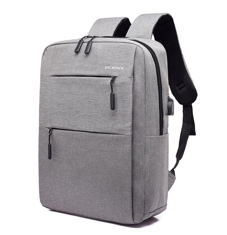 Anti-Theft Quick Response Backpack Bags With Usb Port -Grey - Obeezi.com