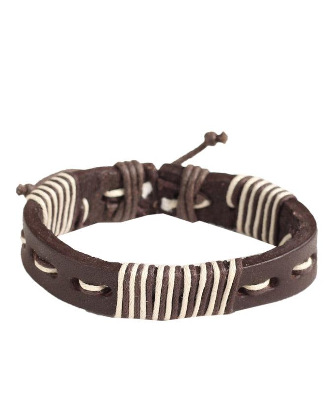 Antique Genuine Leather Bracelets Men'S Bracelets Bangles Jewelry - Obeezi.com