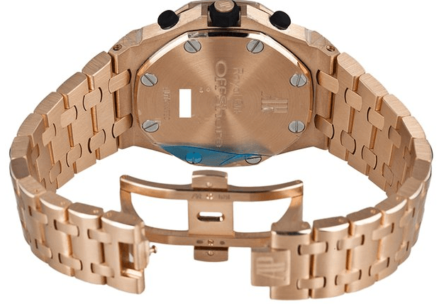 Audemars Piguet AP Offshore 42mm 18K Rose Gold Watch Bracelet - Obeezi.com