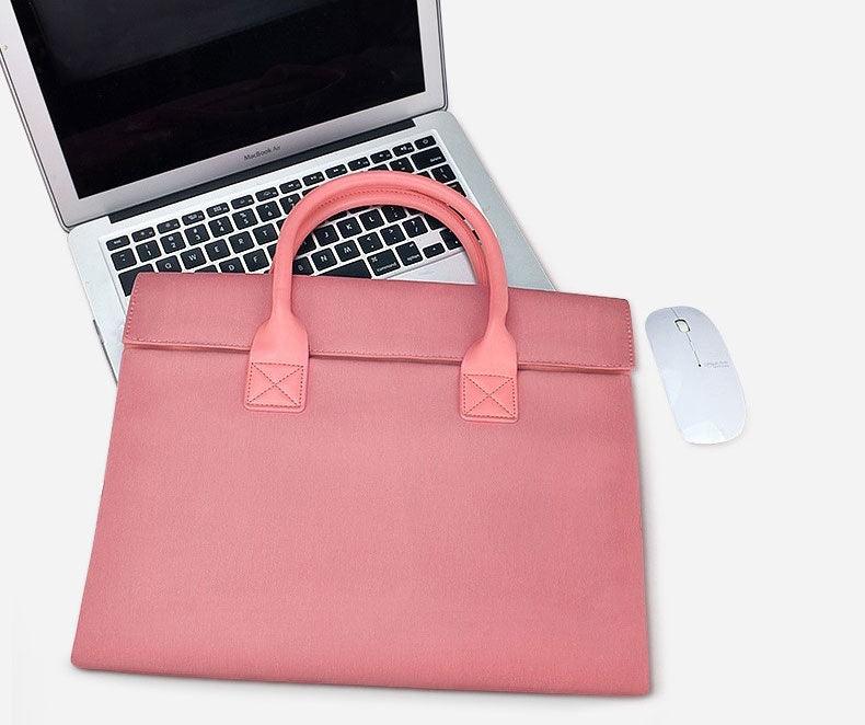 Authentic New Style Collection Portable Laptop Bag- Pink - Obeezi.com