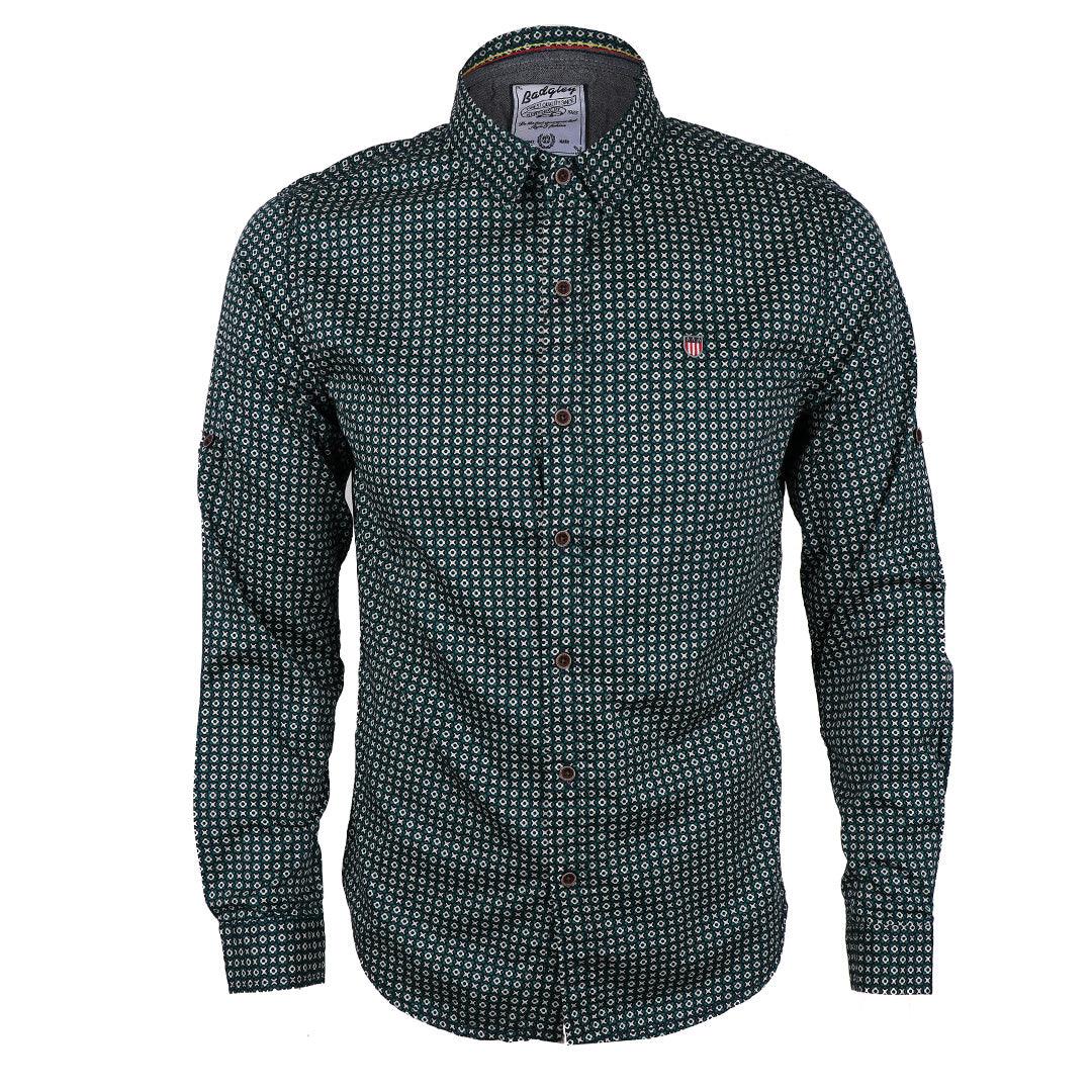 Badgley Dotted Well Styled Shirts - Obeezi.com