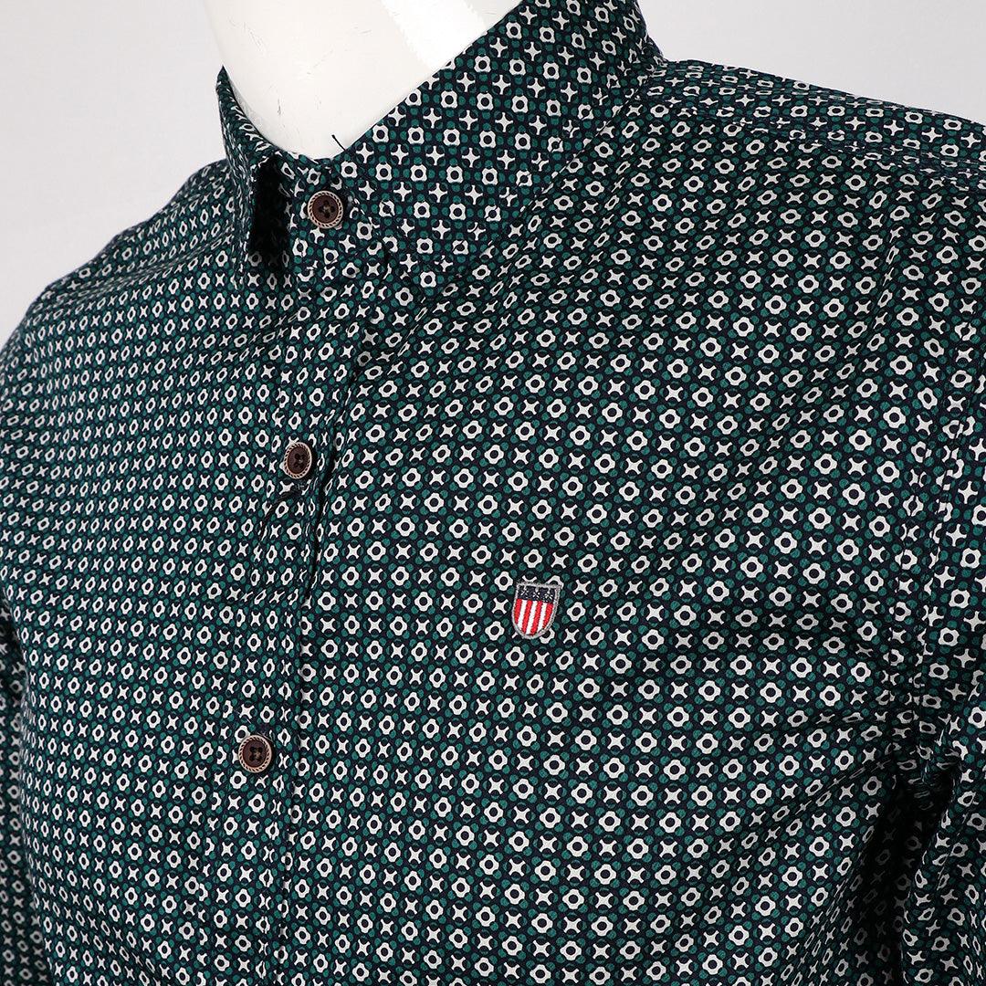 Badgley Dotted Well Styled Shirts - Obeezi.com