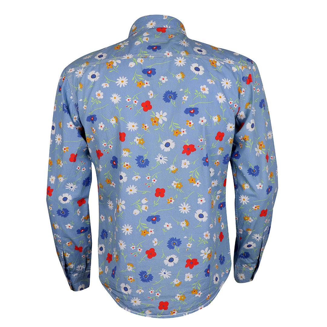 Badgley Executive Style Collection LongSleeve Shirt- SkyBlue - Obeezi.com