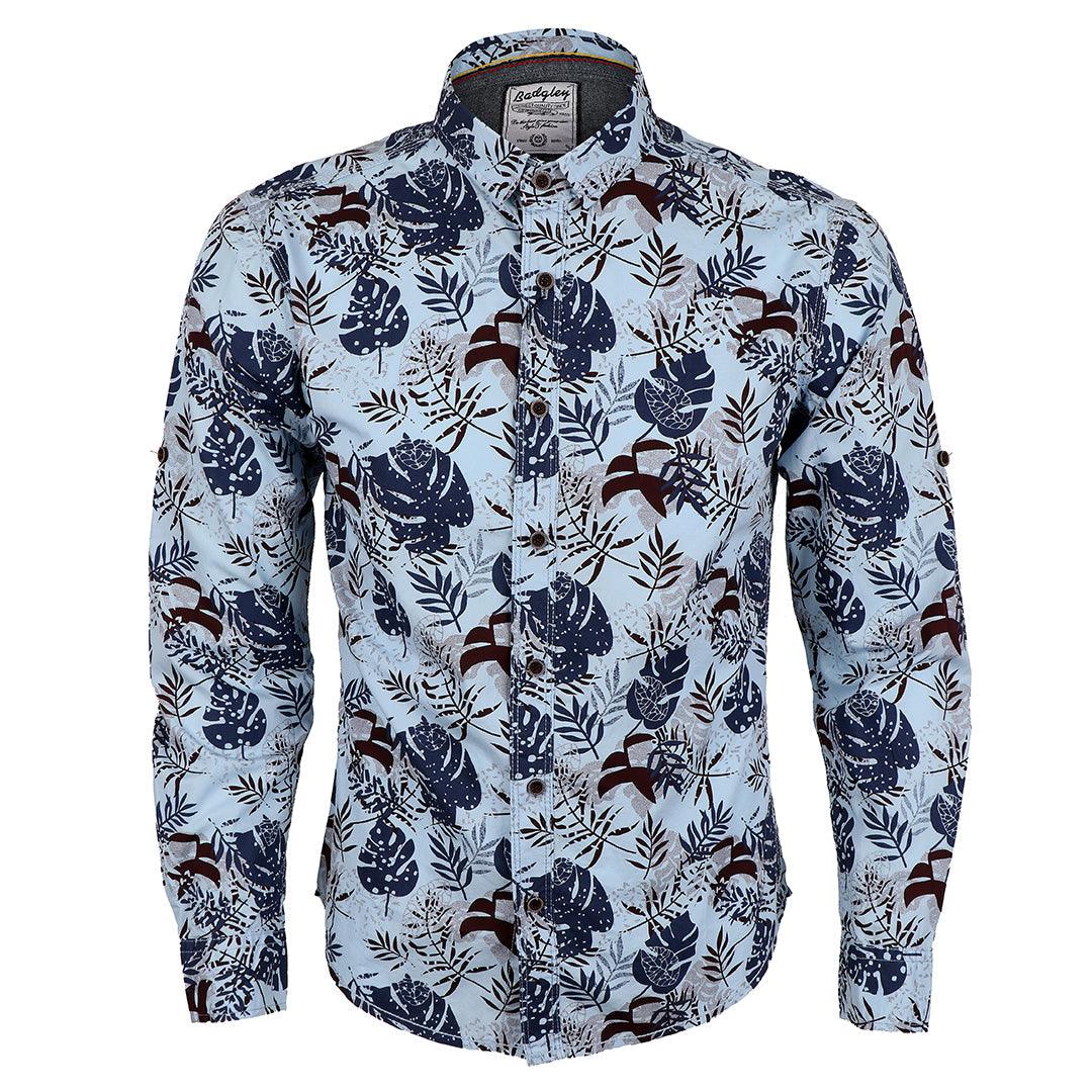 Badgley Flowery Mens Styled Shirts - Obeezi.com
