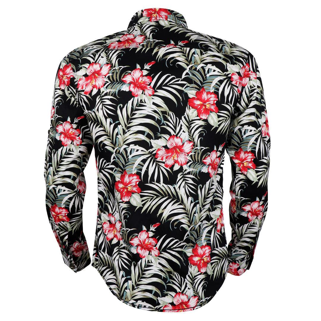 Badgley Mens flowered Styled Shirts - Obeezi.com
