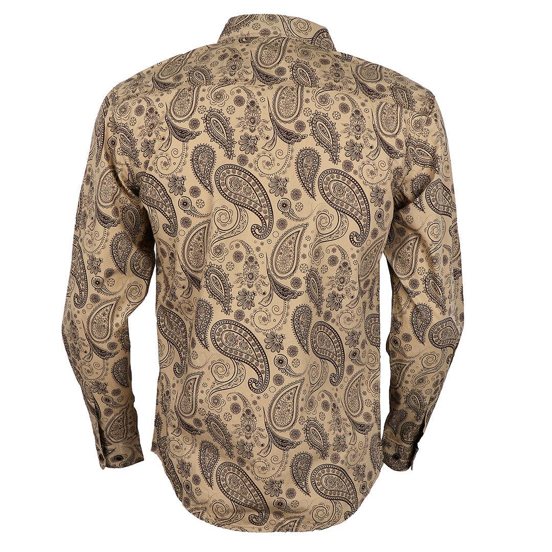 Badgley New York City Quality Finest Long Sleeve Shirt-Brown - Obeezi.com