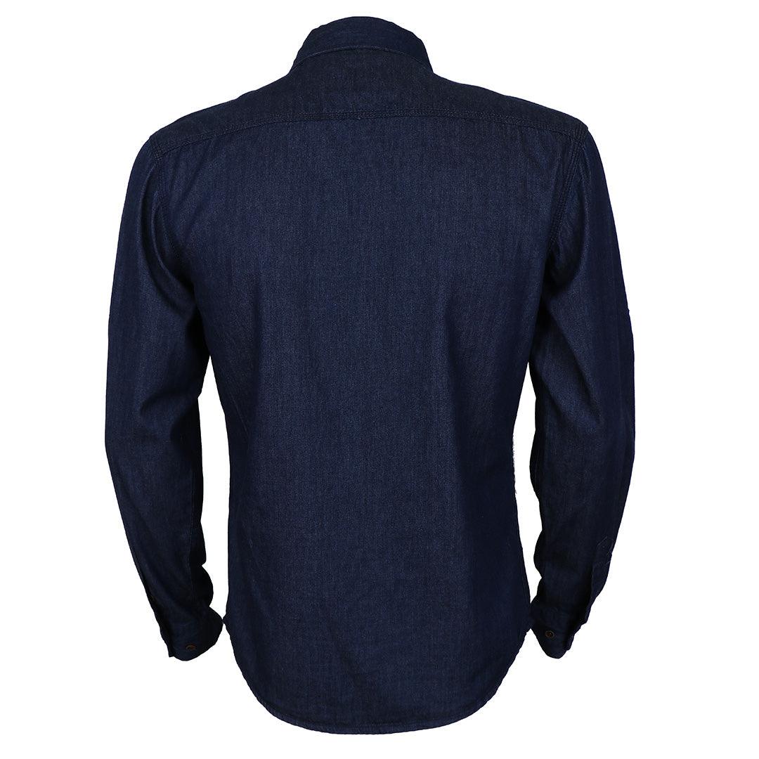 Bajieli Men's Long-sleeved Denim Jeans Shirt - Obeezi.com