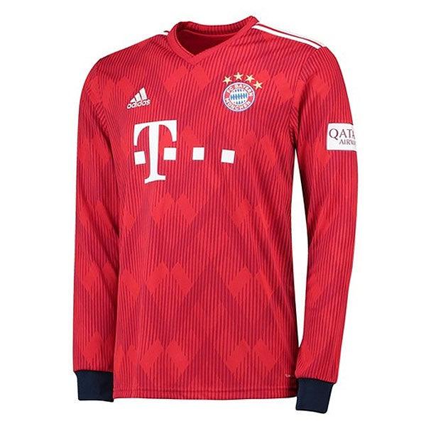 Bayern Munich Home Long Sleeve Jersey 2018-2019 Jersey - Obeezi.com