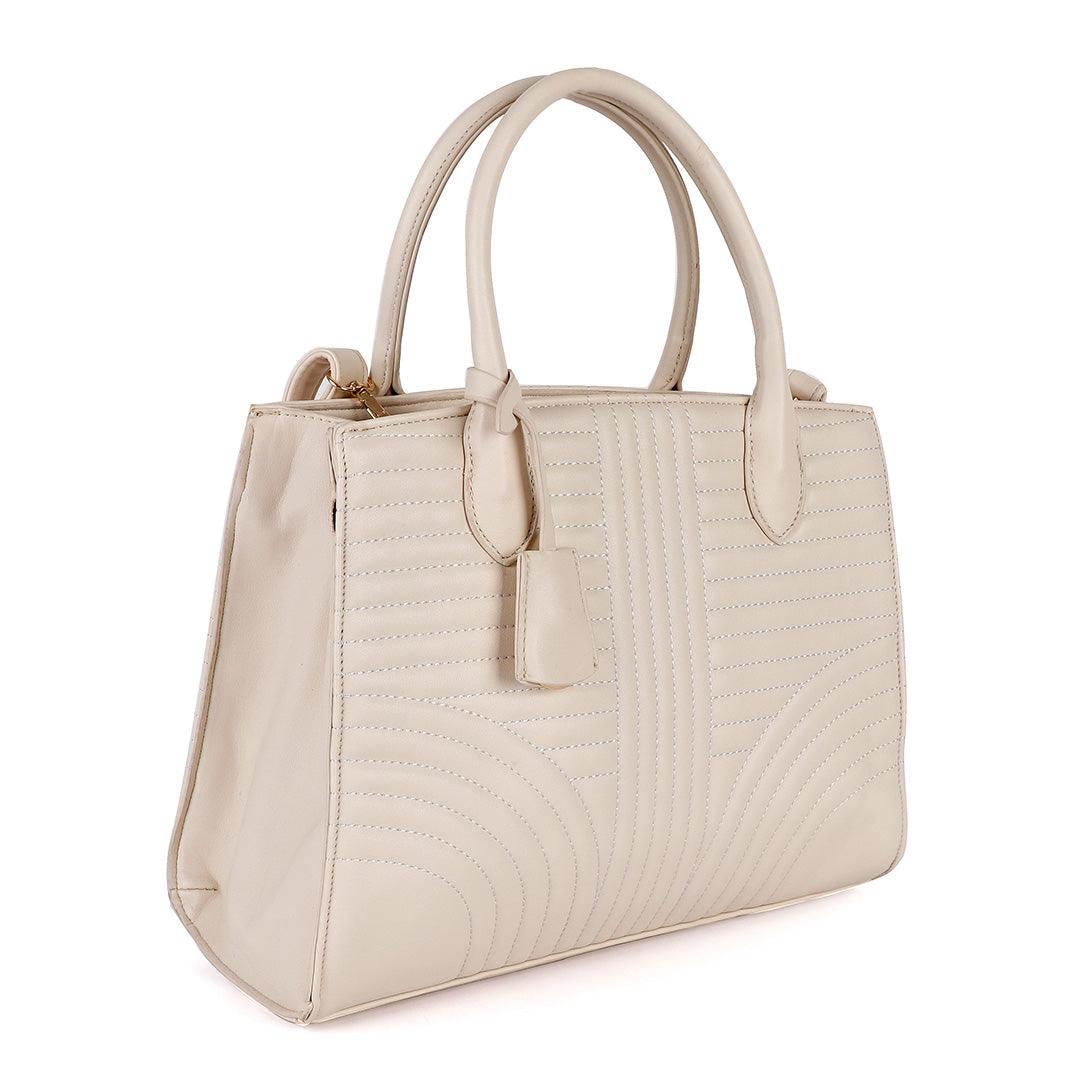 Biege Designer Fashion Women Tote handbag With purse - Obeezi.com