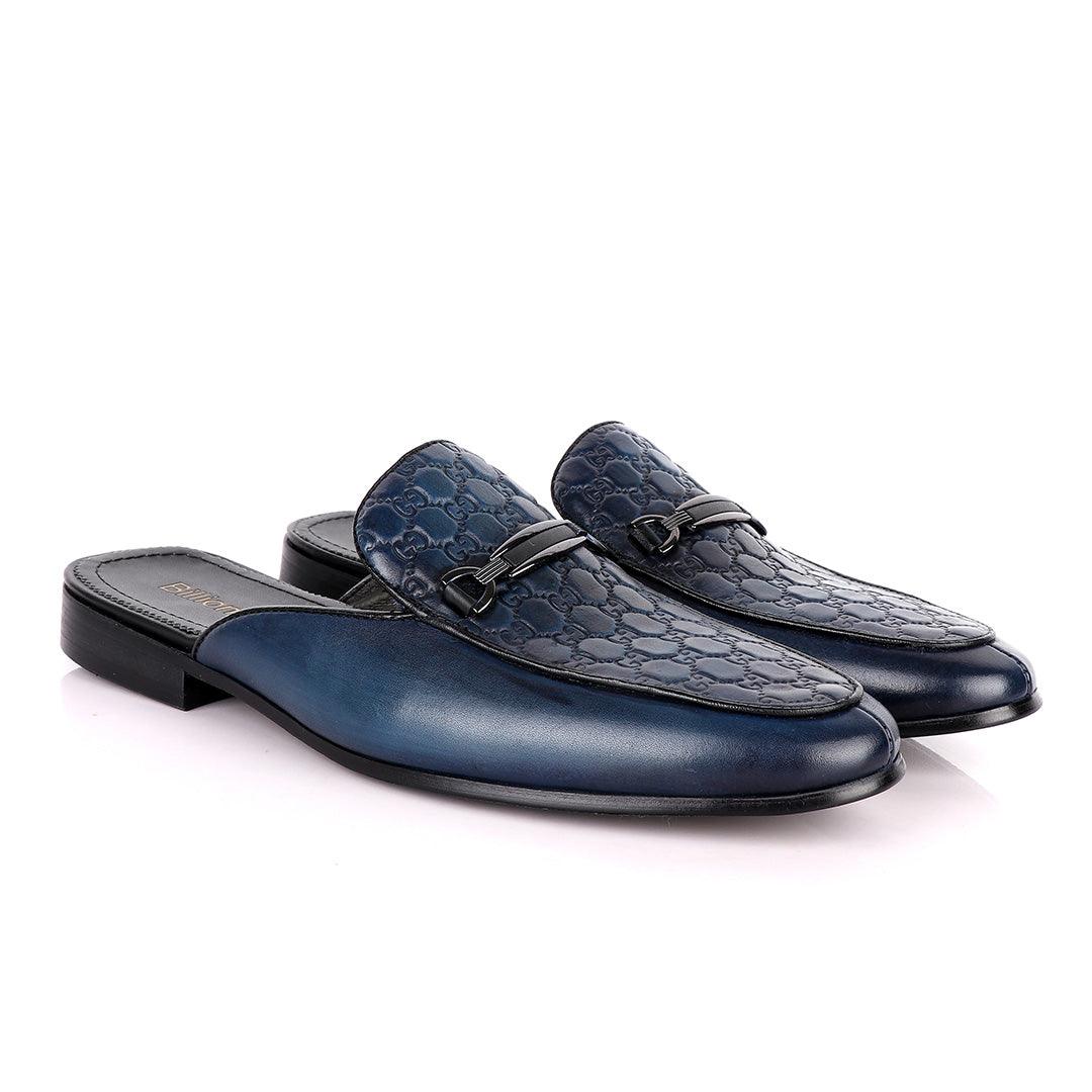 Billionaire Exquisite Blue Mole Leather Shoe - Obeezi.com