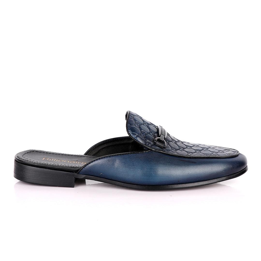 Billionaire Exquisite Blue Mole Leather Shoe - Obeezi.com
