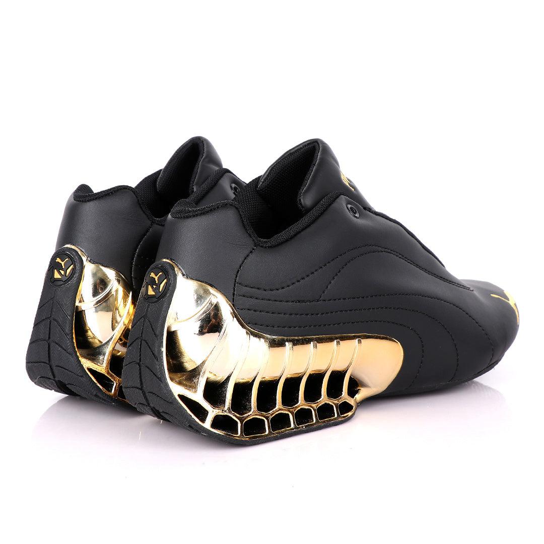 Black Puma Future Super GT Sneakers -Gold - Obeezi.com