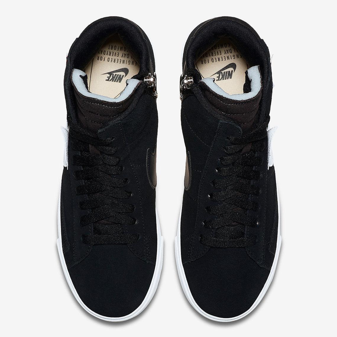 Blazer Mid Rebel Men's Hightop Black Sneakers - Obeezi.com