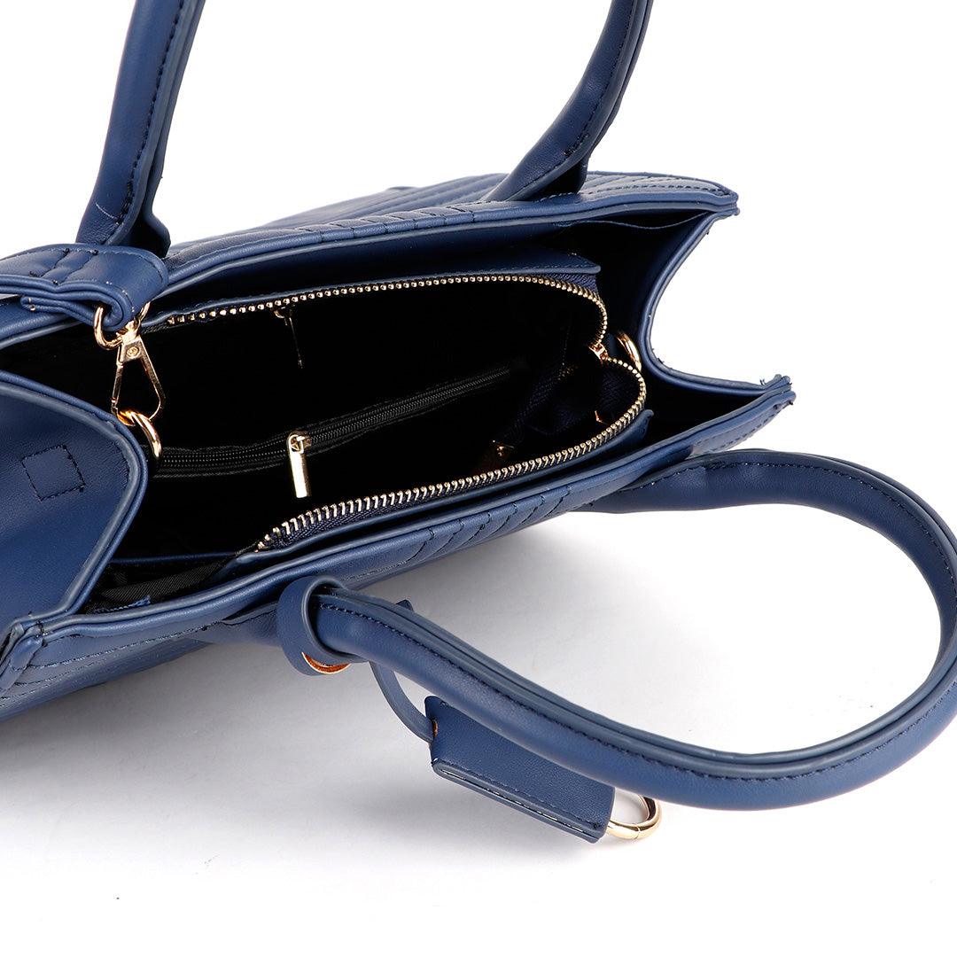 Blue Designer Fashion Women Tote handbag With purse - Obeezi.com