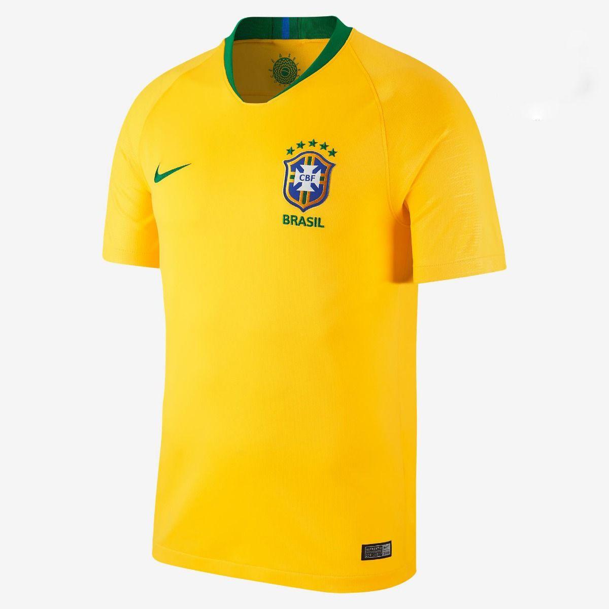 Brazil 18/19 World Cup Home Yellow Jersey - Obeezi.com