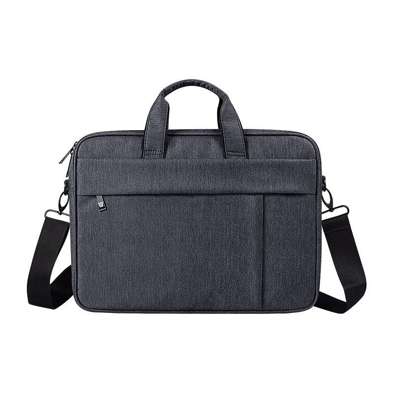 Brinch Waterproof Casual Business Side Zipper Designed Laptop Bag-Grey - Obeezi.com