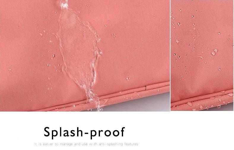 Brinch Waterproof Casual Business Side Zipper Designed Laptop Bag-Pink - Obeezi.com