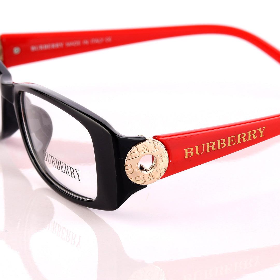 Burberry Hingeless Black and Red Sunglasses - Obeezi.com