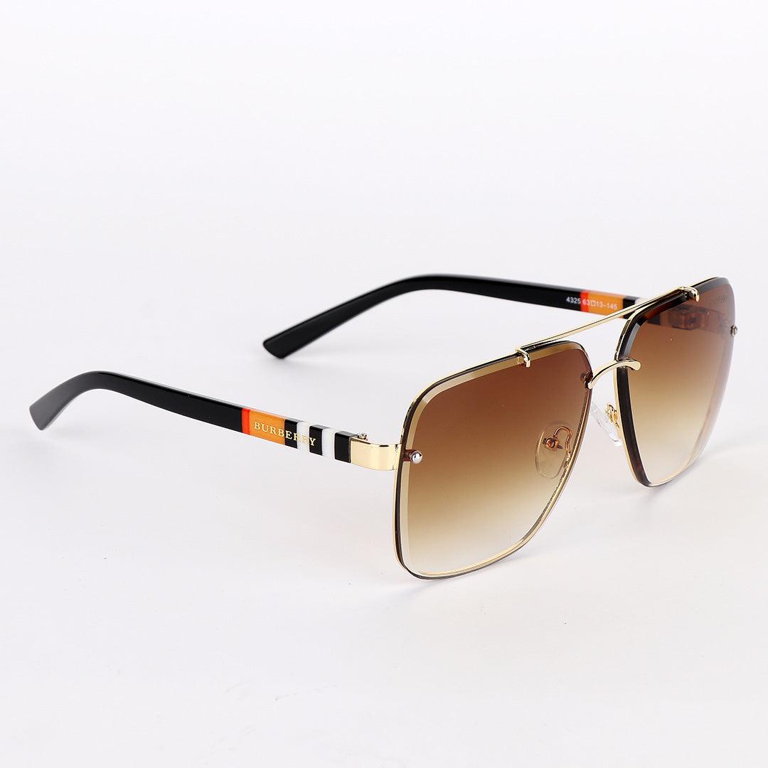 Burberry Luxury Strong Metal Frame And Smooth Plastic Lens Sunglasses - Obeezi.com