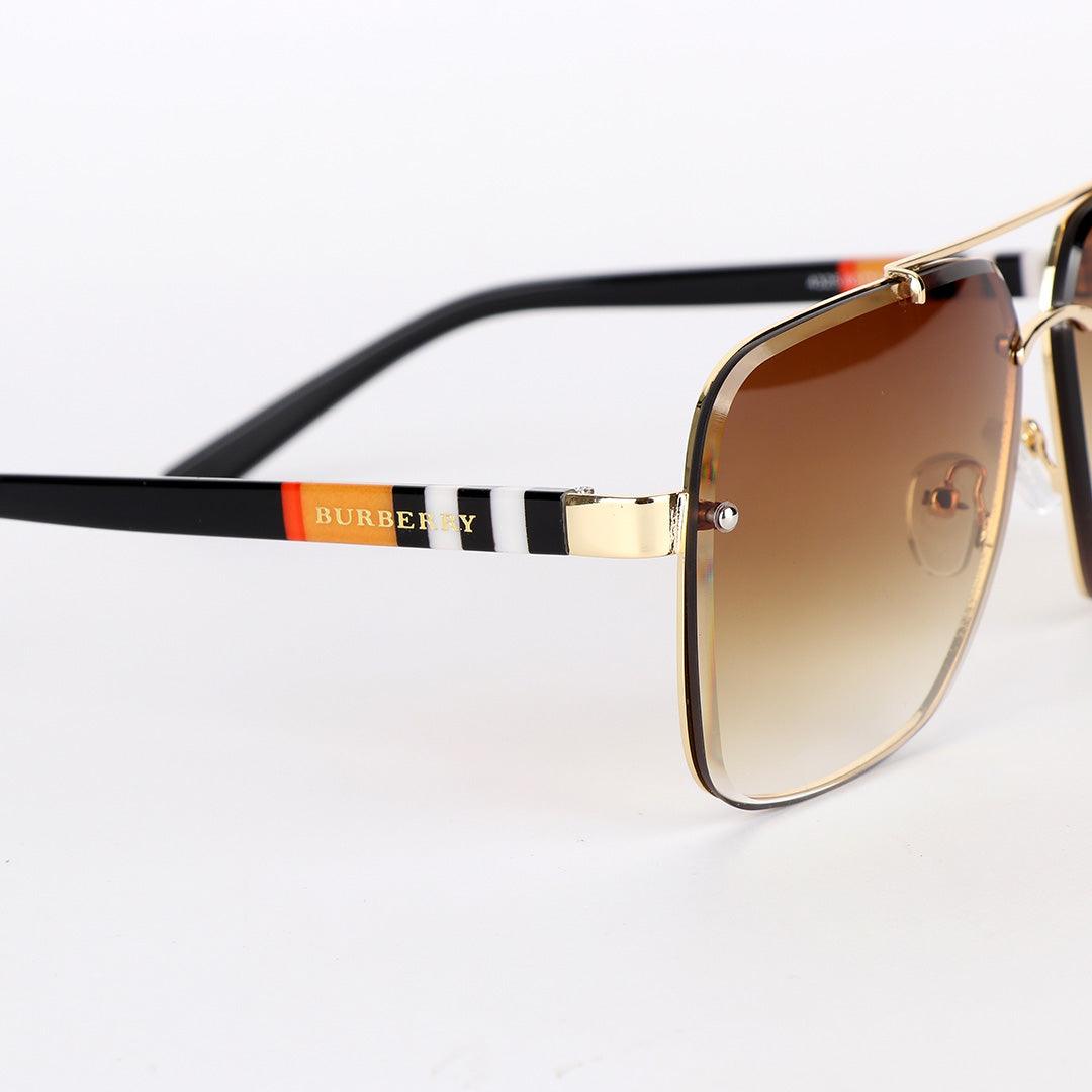 Burberry Luxury Strong Metal Frame And Smooth Plastic Lens Sunglasses - Obeezi.com
