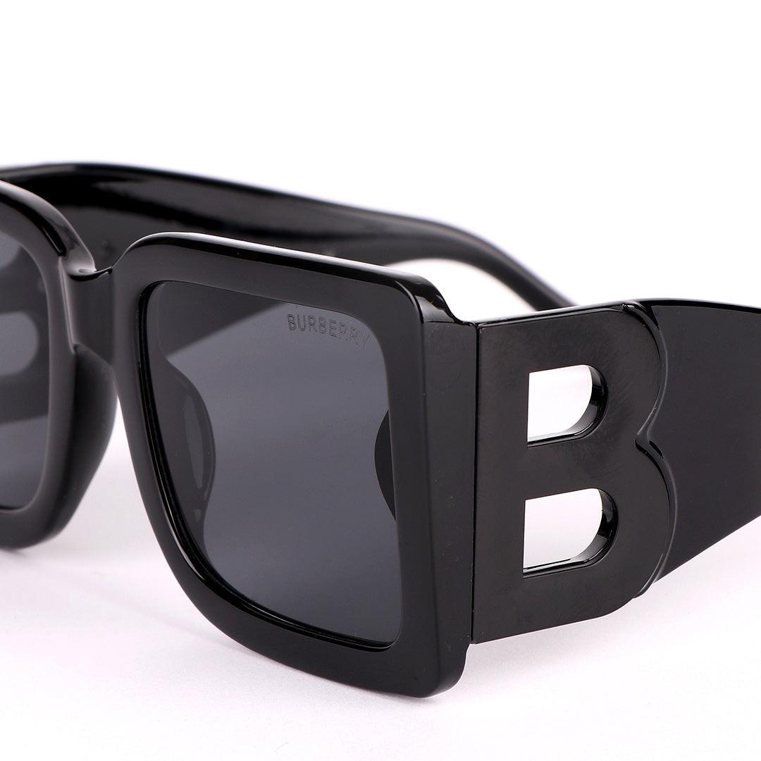 Burberry Square Frame All Black Designed Sunglasses - Obeezi.com