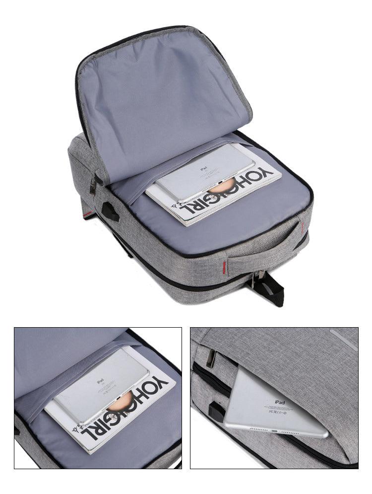 Business Oxford Waterproof Laptop Backpack-Black - Obeezi.com