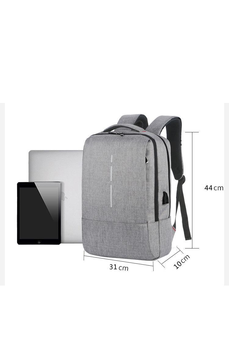 Business Oxford Waterproof Laptop Backpack-Grey - Obeezi.com
