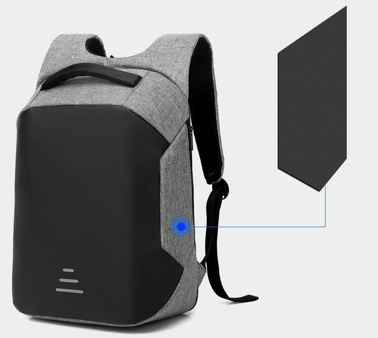 Business Travel Backpack Laptop Briefcase With USB Charging And Auxiliary port-Grey - Obeezi.com