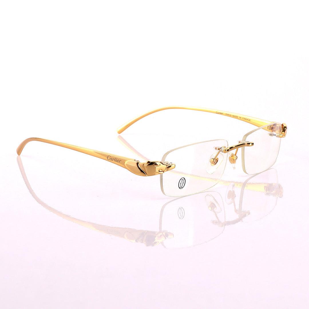 Cartier Gold Vintage Hingeless Sunglasses - Obeezi.com
