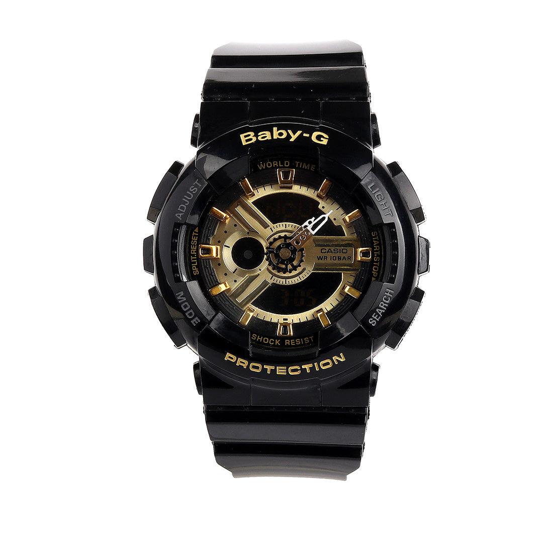 Casio Baby-G Women's Black Resin Strap Watch BA-110-1A - Obeezi.com