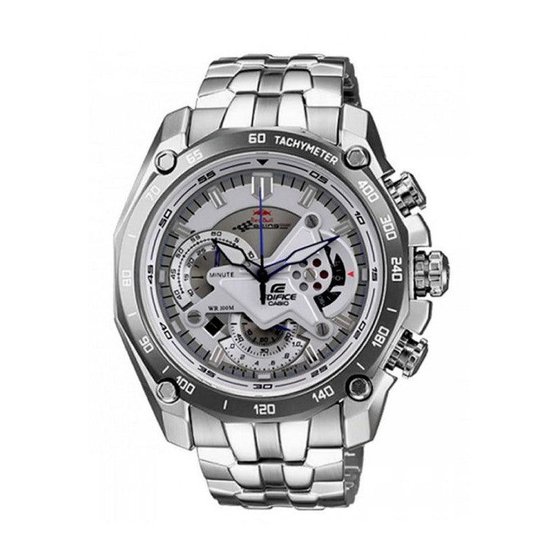 Casio Edifice RED BULL EF-550RBSP Silver Stainless Steel Watch - Obeezi.com