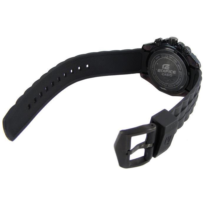 Casio EF-550PB-1AV Tachymeter Rubber Chronograph Sports Watch - Obeezi.com