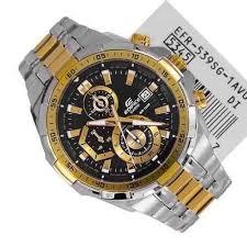 Casio EFR 539 SG 2AV Steel Chain Two Tone Silver and Gold Watch - Obeezi.com