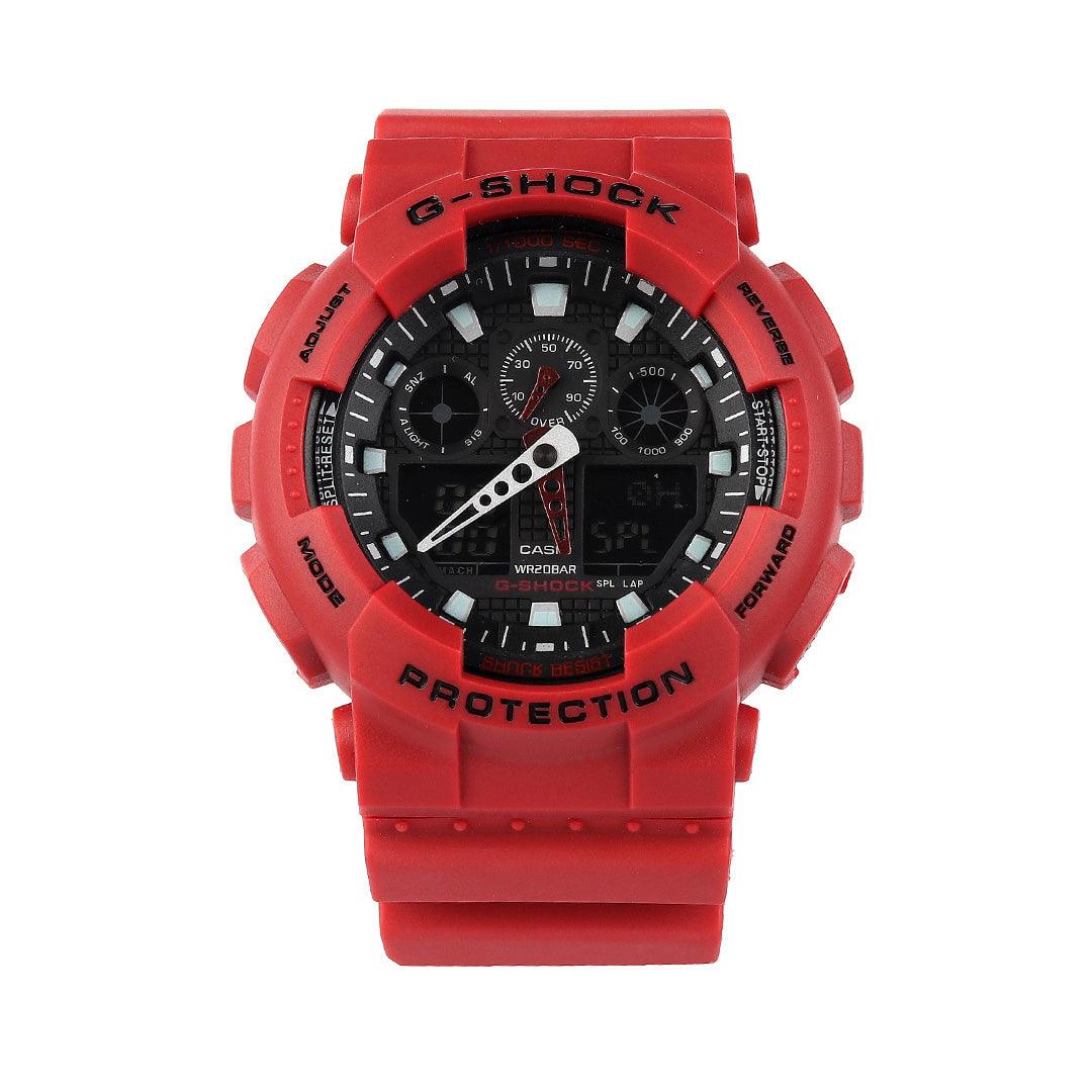 Casio G-Shock GA100B-4A Black Polyurethane Analog Quartz Watch - Obeezi.com