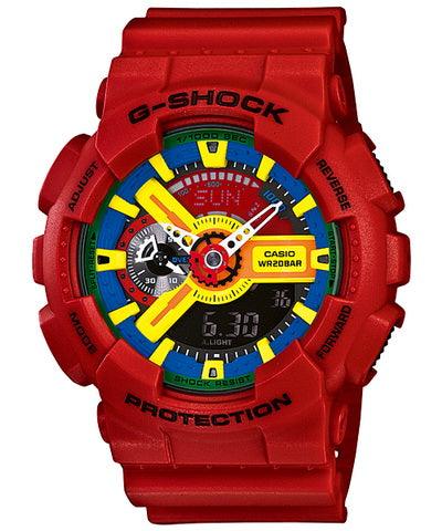 Casio G-Shock Red Digital Watch GA-110FC-1A GA110F - Obeezi.com
