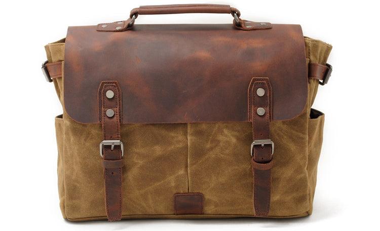 Casual Canvas Travel Messenger Bag-Green - Obeezi.com