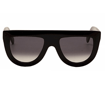Celine - Andrea CL 41398/S Oversize Black/Dark Grey Shaded Sunglasses - Obeezi.com