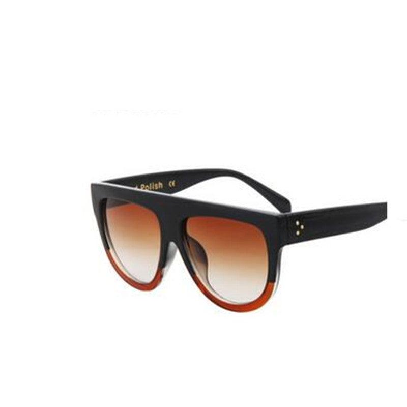 Celine Fashion Star Style Cat Eye Sunglasses Unisex Vintage Square Frame - Obeezi.com