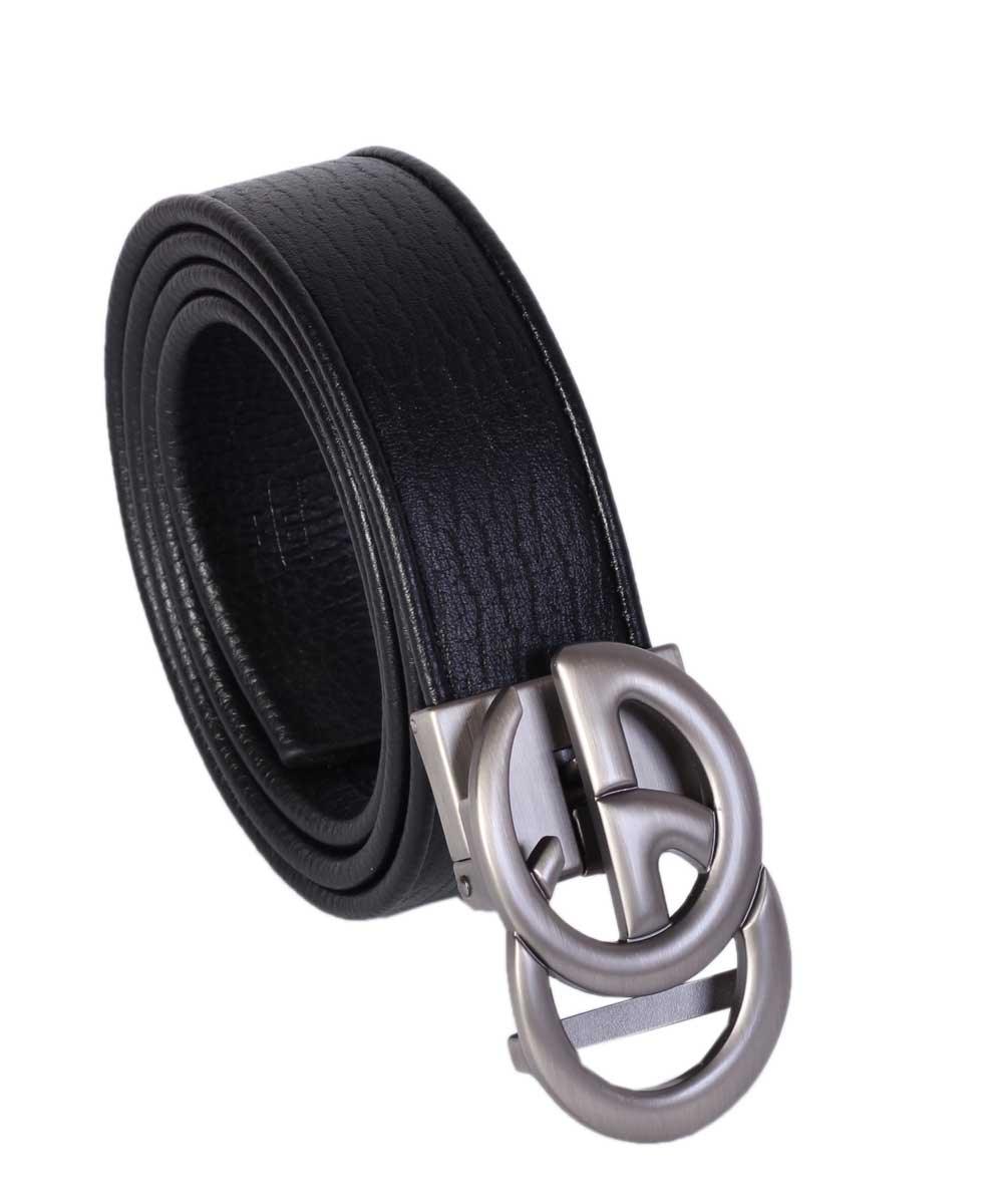 Champion Men black Leather Belt - Obeezi.com