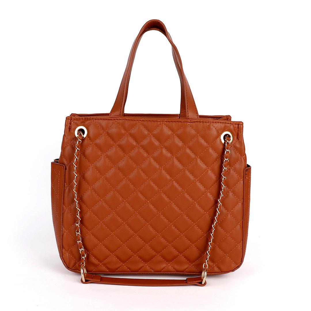 CHANEL GST Grand Shopping Chain Tote Bag Caviar Leather Brown - Obeezi.com