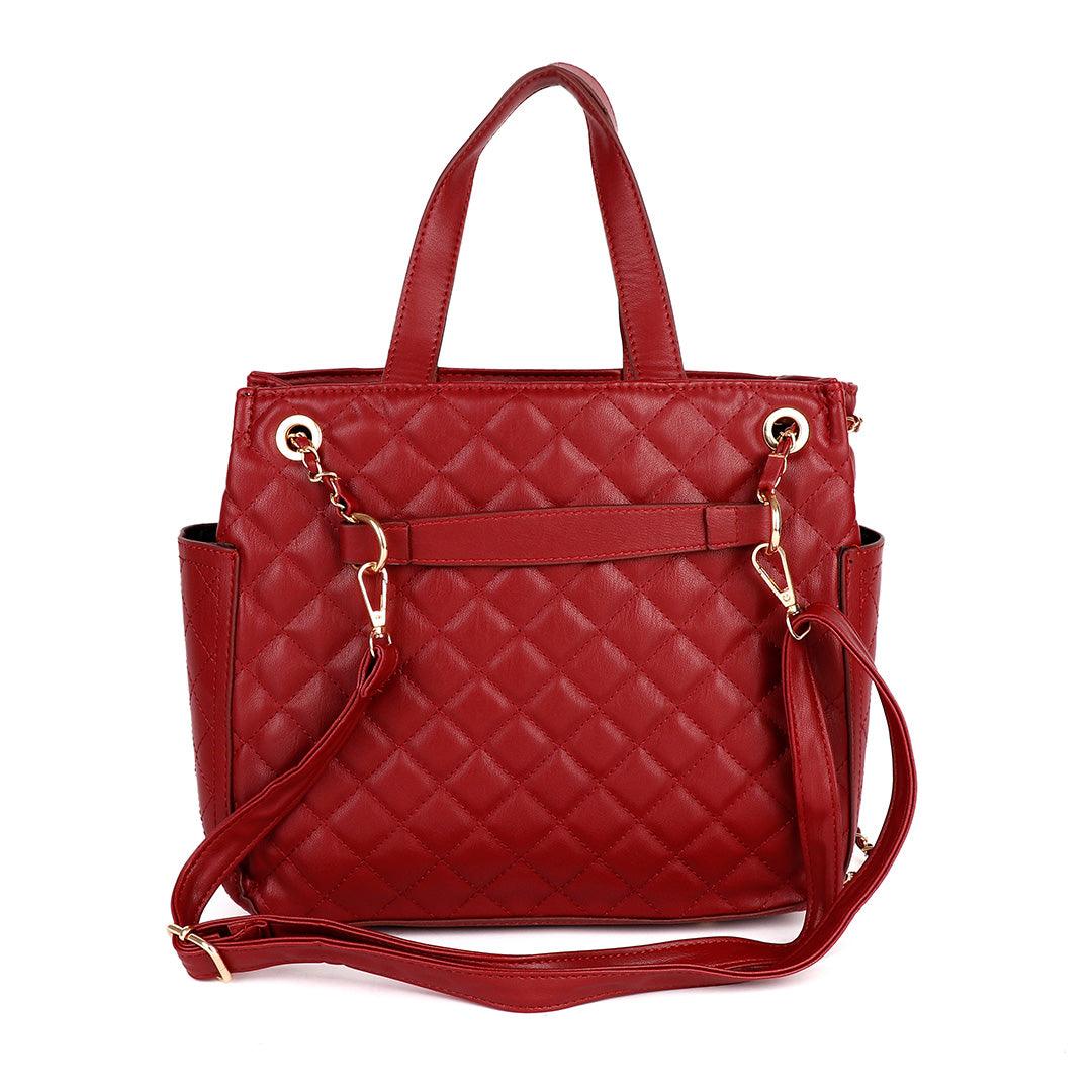 CHANEL GST Grand Shopping Chain Tote Bag Caviar Leather Red - Obeezi.com