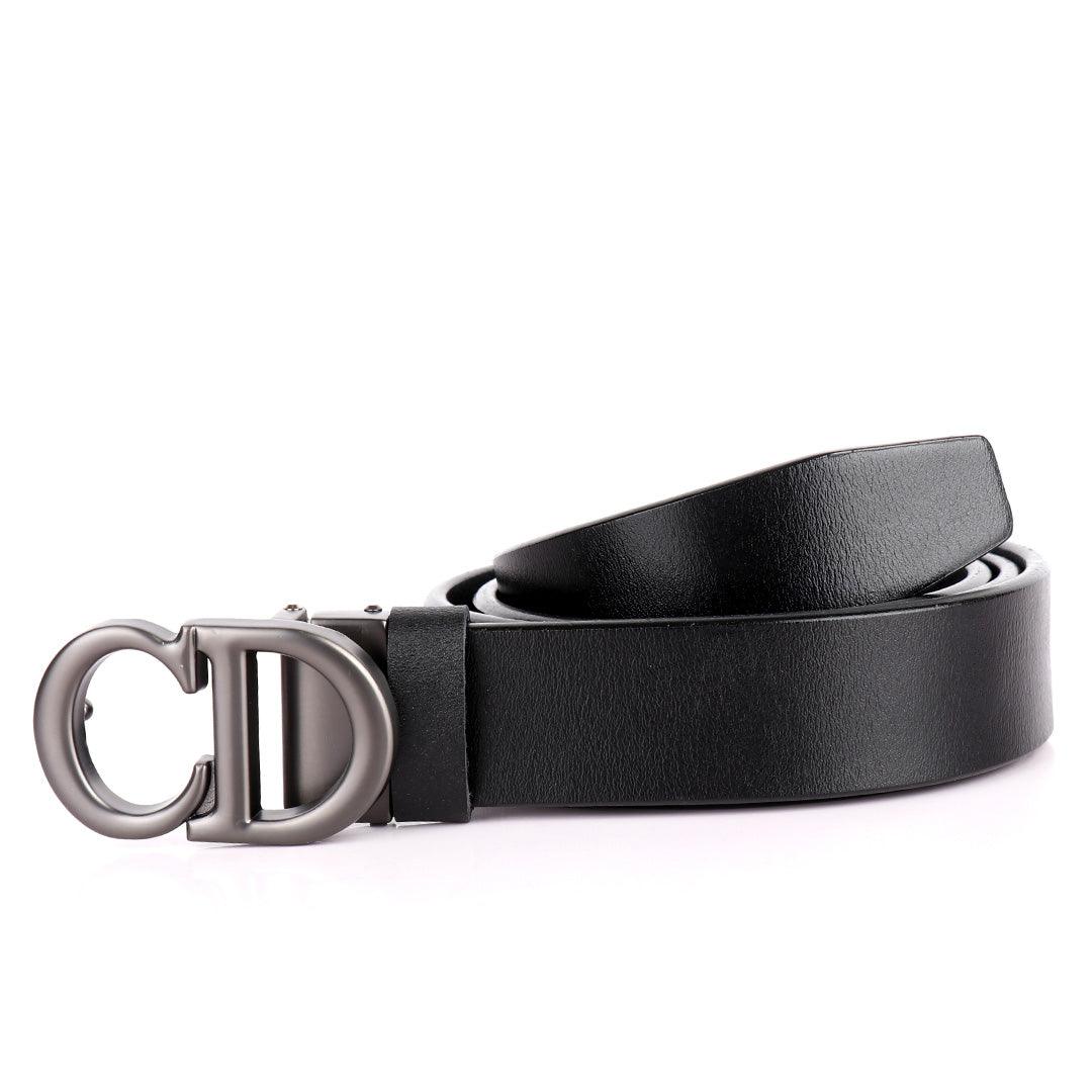 Christian Dior Men's Genuine Leather Black Belt - Obeezi.com