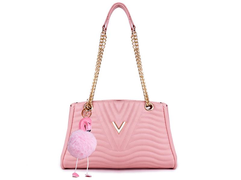 Classical Design Genuine Woman Pink Leather flower Bags - Obeezi.com