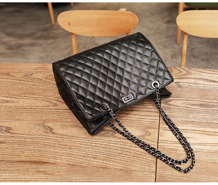 Classical Design Women European Tote Style Handbags Black - Obeezi.com
