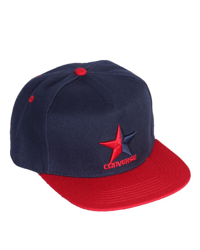 Converse Tip Off Baseball Adjustable Cap Navy Blue Mix With Red - Obeezi.com