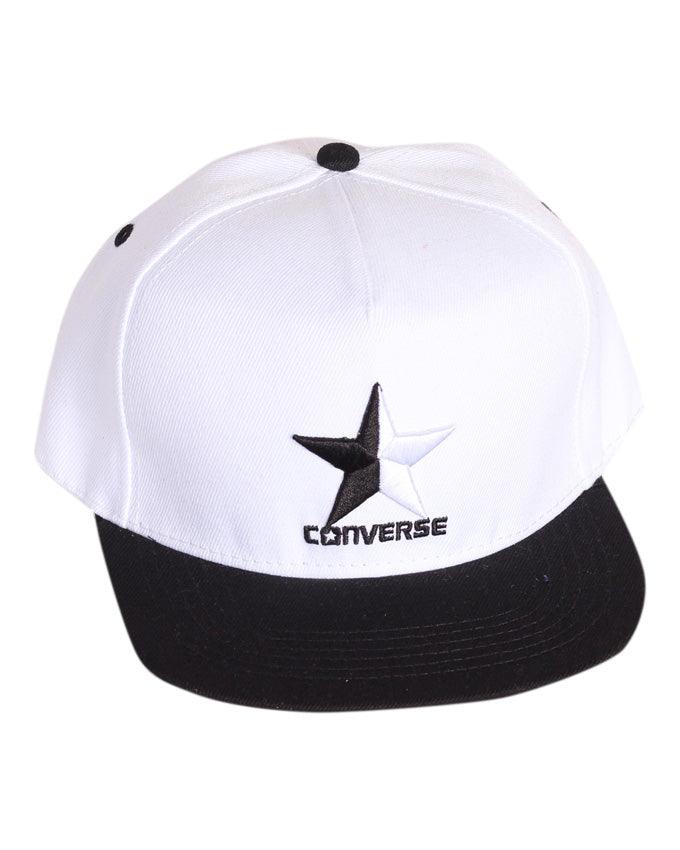 Converse Tip Off Baseball Adjustable Cap White Black - Obeezi.com