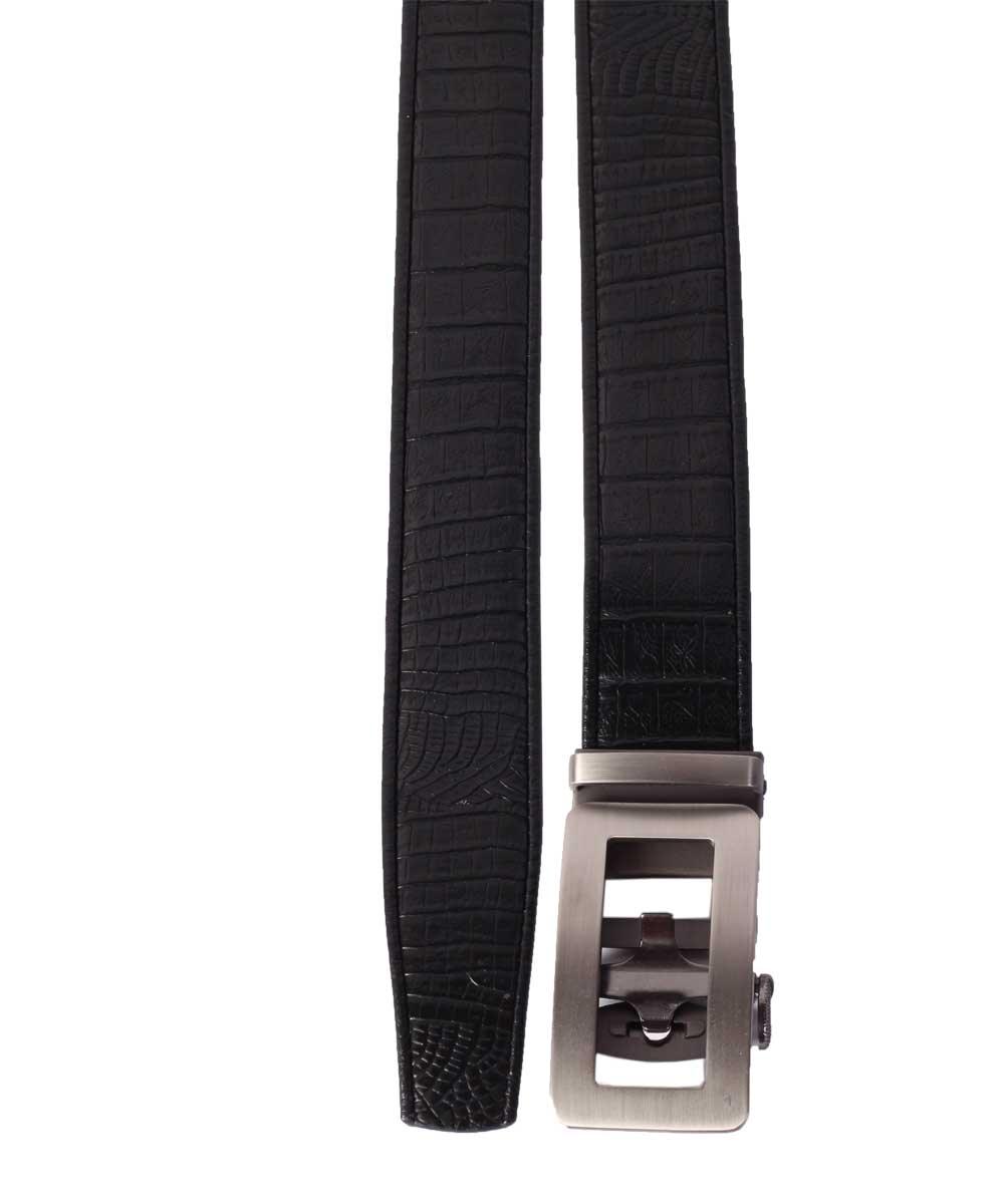 COWATHER 100% Men's Black Leather Belt - Obeezi.com